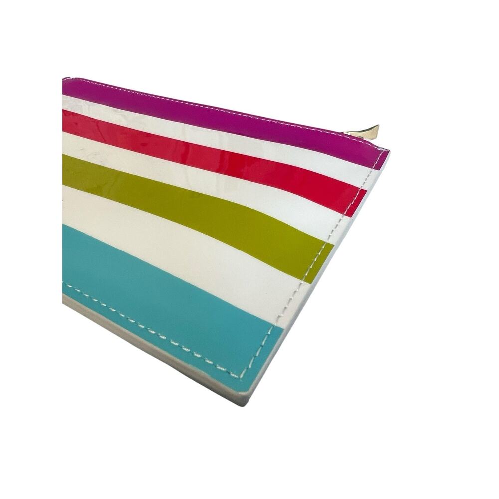 Kate Spade New York Striped Pencil Pouch 8.5” X 5.25” - Picture 3 of 8